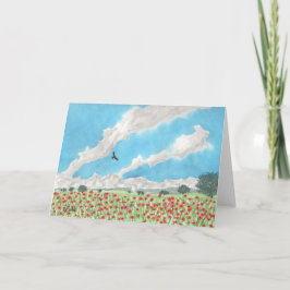 Indische Decken Dankeskarte