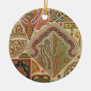 Indische Dekoration, Platte XIX von 'vielfarbigem Keramikornament