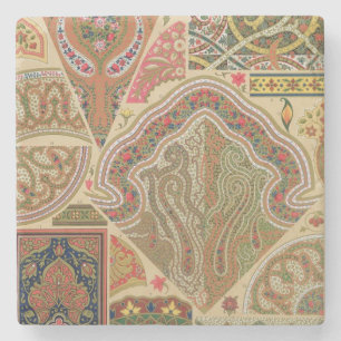 Indische Dekoration, Platte XIX von 'vielfarbigem Steinuntersetzer