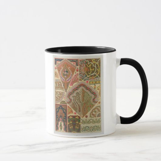 Indische Dekoration, Platte XIX von 'vielfarbigem Tasse (Rechts)