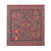 Indische Dekorationskunst Print Notizblock (Vorderseite)