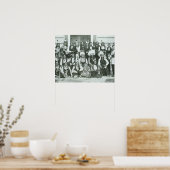 Indische Delegation von sechs führenden Persönlich Poster (Küche)