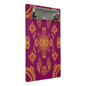 Indische Design Mini Klemmbrett (Schrägansicht)