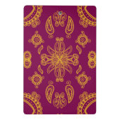 Indische Design Mini Klemmbrett (Rückseite)