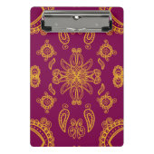 Indische Design Mini Klemmbrett (Vorderseite)