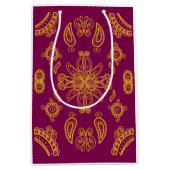 Indische Design Mittlere Geschenktüte (Vorderseite)