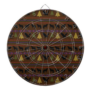 Indische Designs Dartscheibe