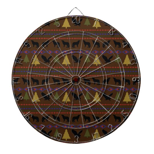 Indische Designs Dartscheibe (vorne)