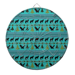 Indische Designs Dartscheibe