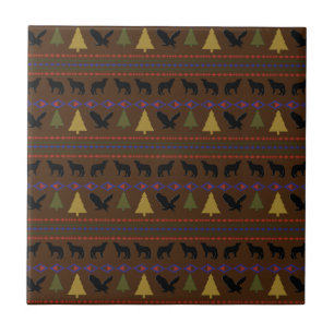 Indische Designs Fliese