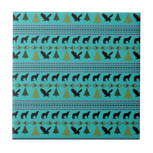 Indische Designs Fliese (Vorderseite)