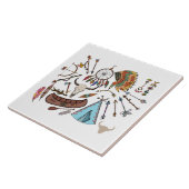 Indische Designs Fliese (Seite)