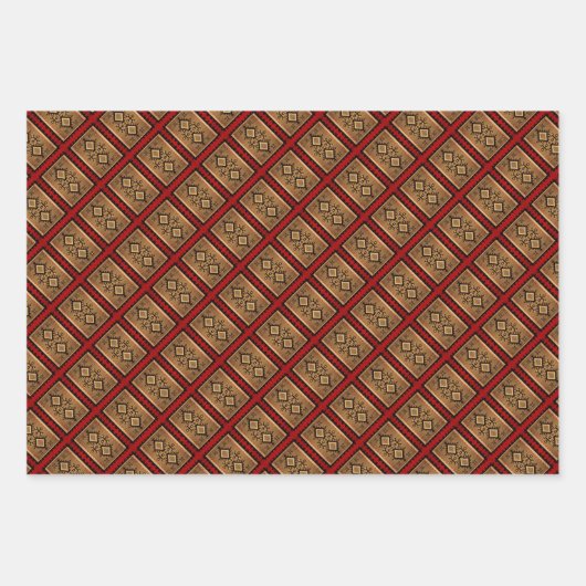 Indische Designs Geschenkpapier Set (Vorderseite 3)