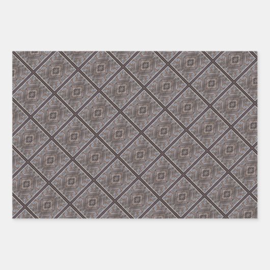 Indische Designs Geschenkpapier Set (Vorderseite)