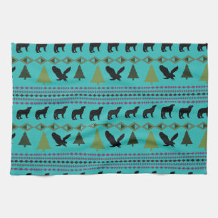 Indische Designs Geschirrtuch