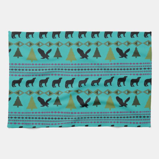 Indische Designs Geschirrtuch (Horizontal)