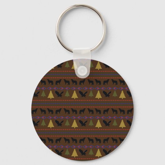 Indische Designs Schlüsselanhänger (Vorderseite)