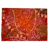 Indische Druck-Geschenk-Tasche Große Geschenktüte (Rückseite)