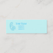 INDISCHE DRUCKVISITENKARTE MINI VISITENKARTE (Rückseite)