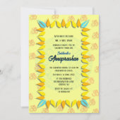 Indische Einladung "Annaprashan" für ersten Reis (Vorderseite)