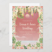 Indische Einladung indische Hochzeitskarte (Vorne/Hinten)