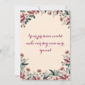 Indische Einladungen zur Hochzeit (Rückseite)