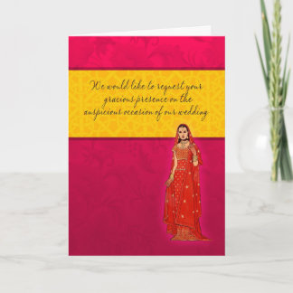 Indische Einladungskarte