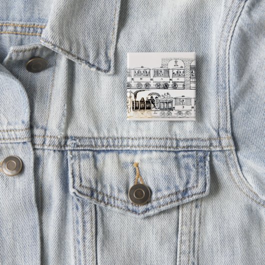 Indische Eisenbahn Button (Beispiel)