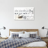 Indische Eisenbahn Leinwanddruck (Insitu (Schlafzimmer))