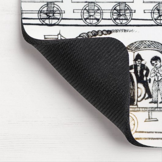 Indische Eisenbahn Mousepad (Ecke)