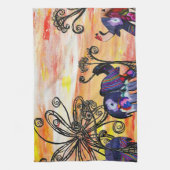 Indische Elefant-Geschirrtuch Küchentuch (Vertikal)