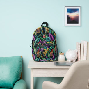 Indische Elefanten-Dschungel-Träume Nahtlose Oberf Bedruckter Rucksack