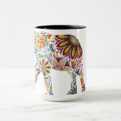 Indische Elefanten Kaffeebugs Tasse (Zentrum)