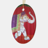 Indische Elefanten Keramikornament (Links)