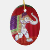 Indische Elefanten Keramikornament (Hinten)