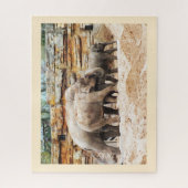 indische Elefanten Puzzle (Vertikal)