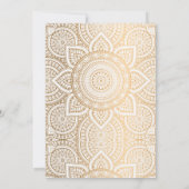 indische Elefantendusche Geburtstagseinladung Einladung (Rückseite)