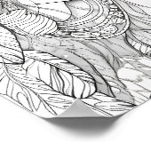 Indische Erwachsenenbildnerin Poster (Ecke)