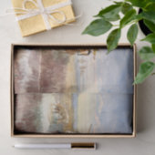 Indische Familie mit Travois von Charles M. Russel Seidenpapier (Geschenk)