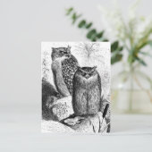 Indische Fischschwärme Vintage Holzgrabung Postkarte (Stehend Vorderseite)