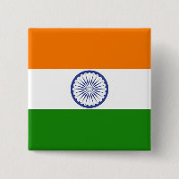 Indische Flagge Ashoka Chakra