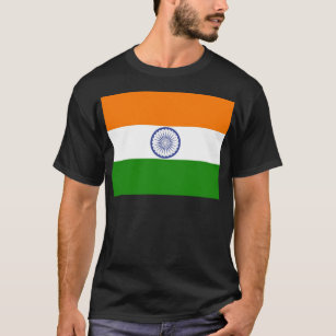 Indische Flagge Ashoka Chakra T-Shirt