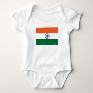 Indische Flagge Baby Strampler