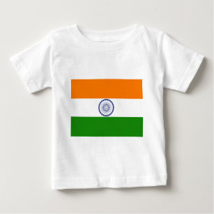 Indische Flagge Baby T-shirt