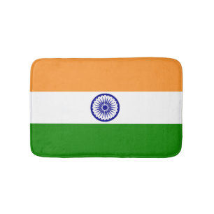 Indische Flagge Badematte
