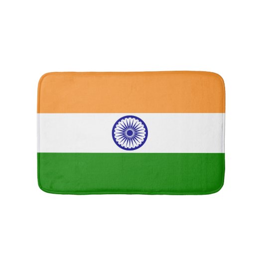 Indische Flagge Badematte (Vorderseite)