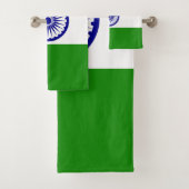 Indische Flagge Badhandtuch Set (Insitu)