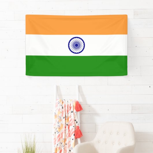 Indische Flagge Banner (Insitu)