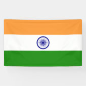 Indische Flagge Banner (Horizontal)