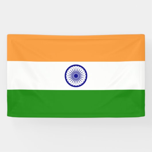 Indische Flagge Banner (Horizontal)